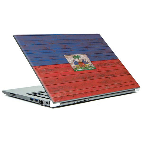 Haiti Flag Dark Wood Portege Z30t/Z30t-A Skin